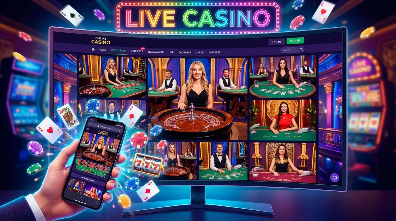 Live casino Neon vegas casino